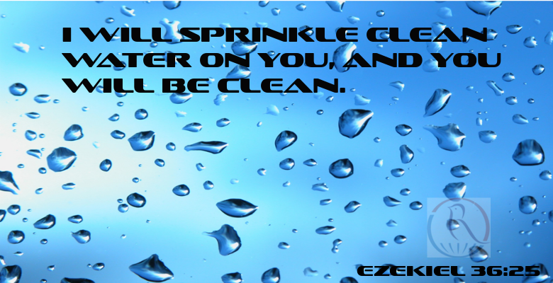 Sprinkle clean water